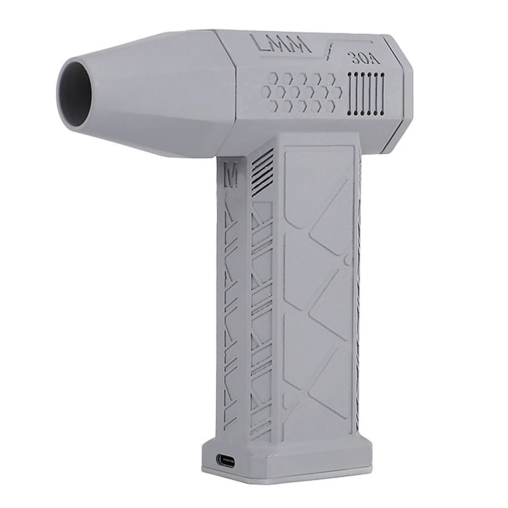 130000RPM Handheld Turbo Air Blower for Keyboards - Clear Blue Hub