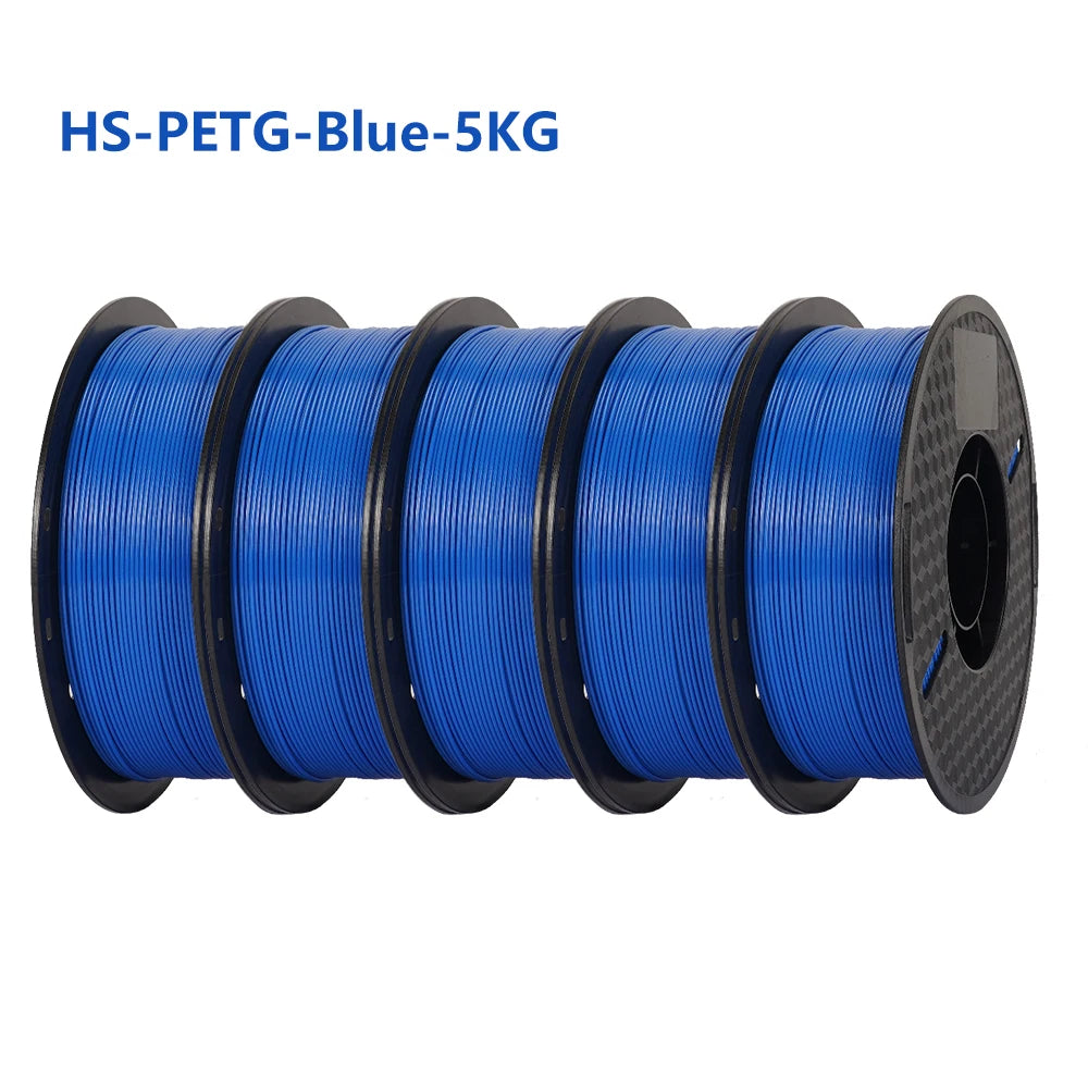 Hyper PETG Filament 1kg High Speed 3D Printer Material - Clear Blue Hub 