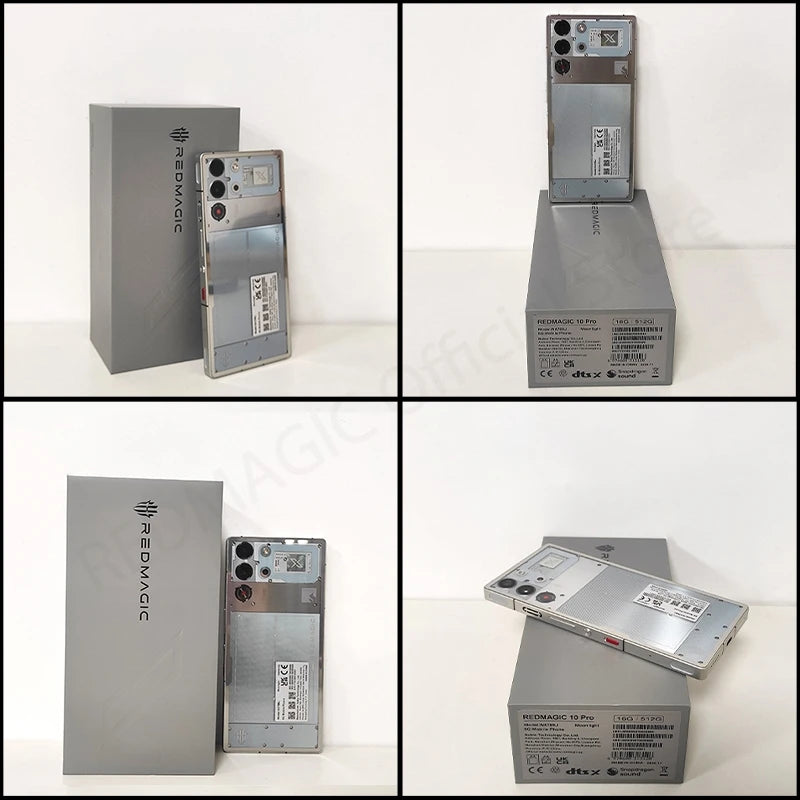 Global Version RedMagic 10 Pro 5G Gaming Phone 7050mAh - Clear Blue Hub 