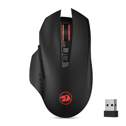 Redragon M656 Gainer Wireless Gaming Mouse 4000 DPI - Clear Blue Hub 
